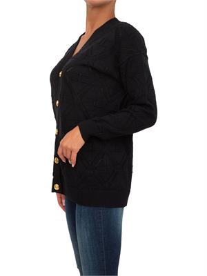 CARDIGAN ELISABETTA FRANCHI NERO in DONNA