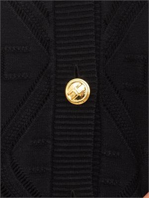 CARDIGAN ELISABETTA FRANCHI NERO in DONNA