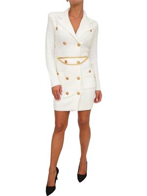 VESTITO ELISABETTA FRANCHI AVORIO in DONNA