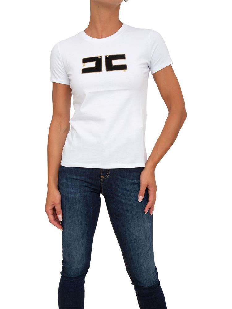 T-SHIRT ELISABETTA FRANCHI BIANCO