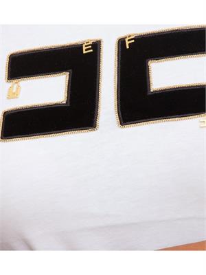 T-SHIRT ELISABETTA FRANCHI BIANCO in DONNA