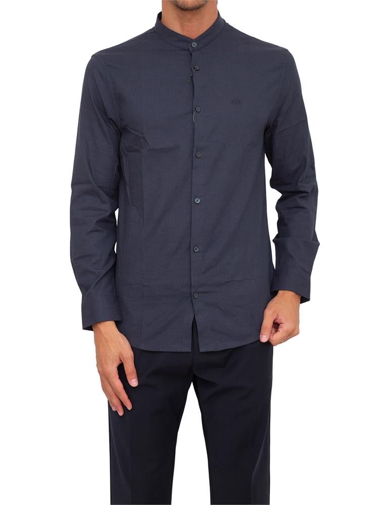 CAMICIA MANICA LUNGA ARMANI EXCHANGE BLU