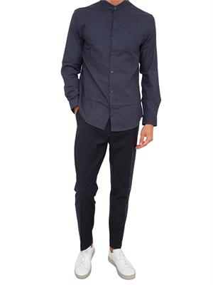 CAMICIA MANICA LUNGA ARMANI EXCHANGE BLU in UOMO