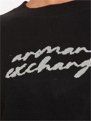 MAGLIA ARMANI EXCHANGE NERO in DONNA