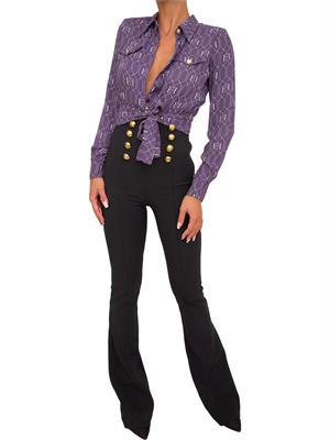 PANTALONE CASUAL ELISABETTA FRANCHI NERO in DONNA