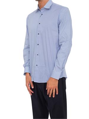 CAMICIA MANICA LUNGA LIU JO BLU in UOMO