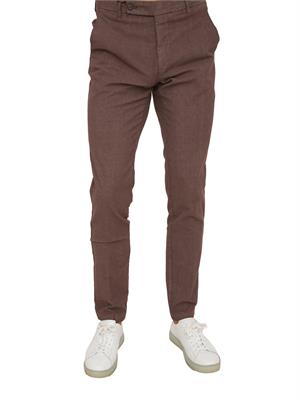 PANTALONE CASUAL BERWICH MARRONE in UOMO