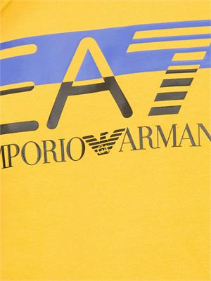 FELPA EA7 EMPORIO ARMANI GIALLO in UOMO