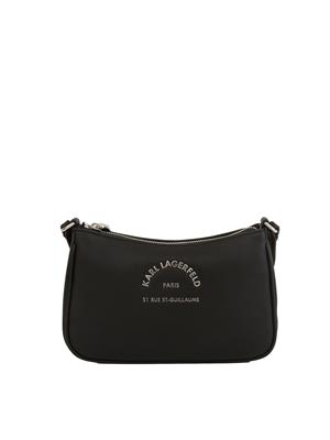 BORSA A SPALLA K.LAGERFELD NERO in DONNA