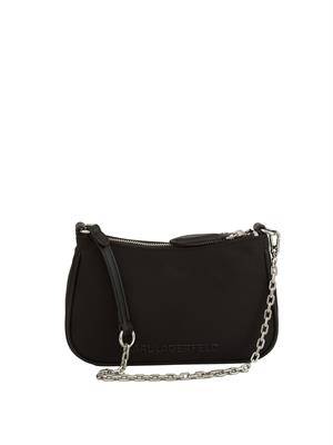 BORSA A SPALLA K.LAGERFELD NERO in DONNA