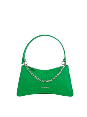 BORSA A SPALLA K.LAGERFELD VERDE in DONNA