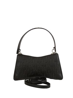 BORSA A SPALLA K.LAGERFELD NERO in DONNA