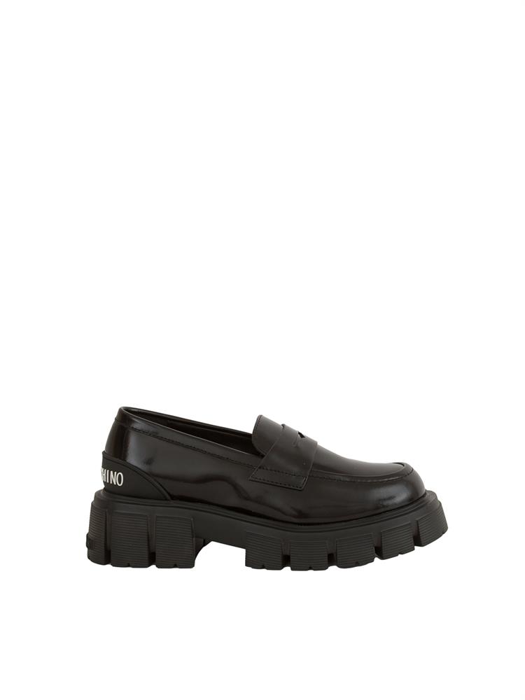 MOCASSINI LOVE MOSCHINO NERO