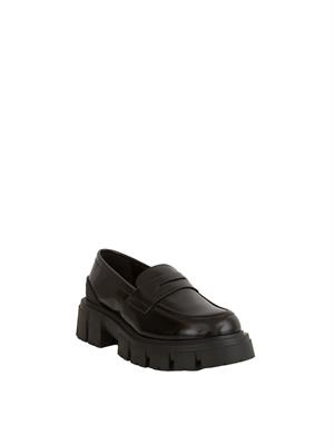 MOCASSINI LOVE MOSCHINO NERO in DONNA