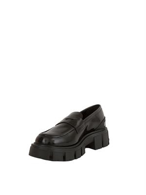 MOCASSINI LOVE MOSCHINO NERO in DONNA
