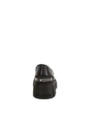 MOCASSINI LOVE MOSCHINO NERO in DONNA