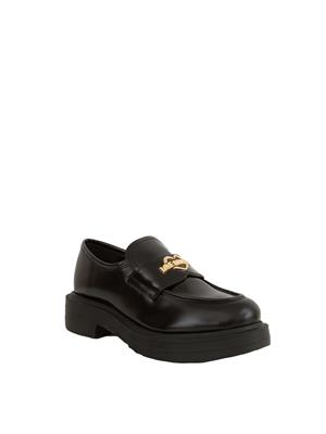 MOCASSINI LOVE MOSCHINO NERO in DONNA