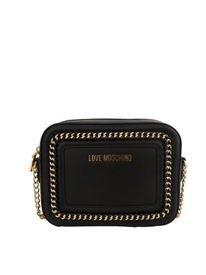 BORSA A SPALLA LOVE MOSCHINO NERO in DONNA