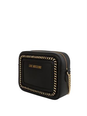 BORSA A SPALLA LOVE MOSCHINO NERO in DONNA