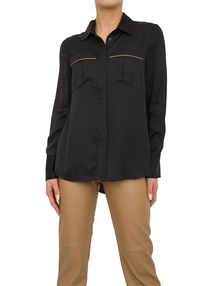 CAMICIA MANICA LUNGA NENETTE NERO