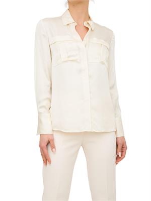 CAMICIA MANICA LUNGA NENETTE AVORIO in DONNA