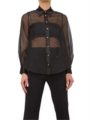 CAMICIA MANICA LUNGA NENETTE NERO in DONNA