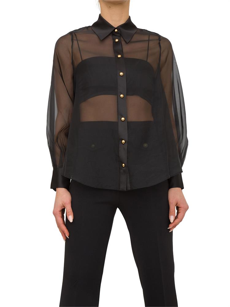 CAMICIA MANICA LUNGA NENETTE NERO