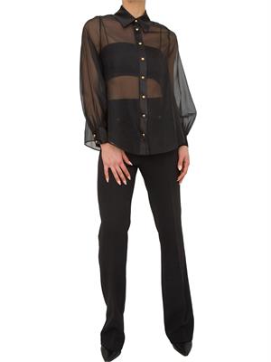 CAMICIA MANICA LUNGA NENETTE NERO in DONNA