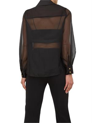 CAMICIA MANICA LUNGA NENETTE NERO in DONNA