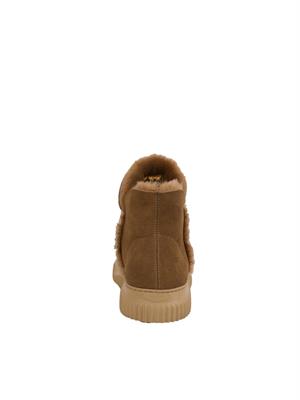 SNEAKERS VOILE BLANCHE MARRONE in DONNA