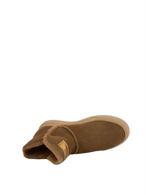 SNEAKERS VOILE BLANCHE MARRONE in DONNA