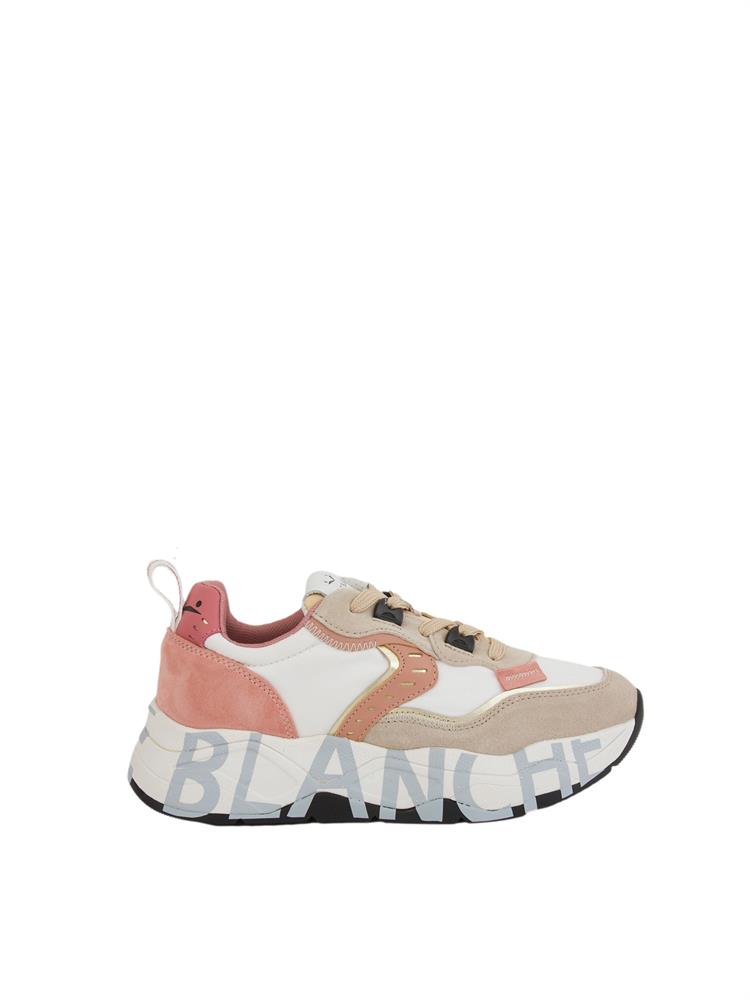 SNEAKERS VOILE BLANCHE BEIGE