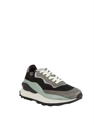 SNEAKERS VOILE BLANCHE ARGENTO in DONNA