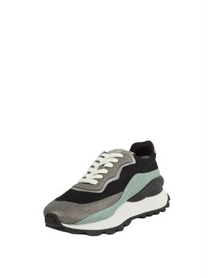 SNEAKERS VOILE BLANCHE ARGENTO in DONNA