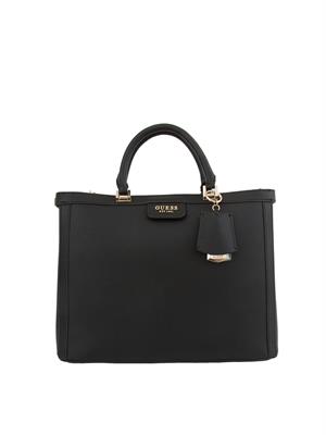 BORSA A SPALLA GUESS JEANS NERO in DONNA