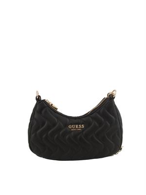 BORSA A SPALLA GUESS JEANS NERO in DONNA