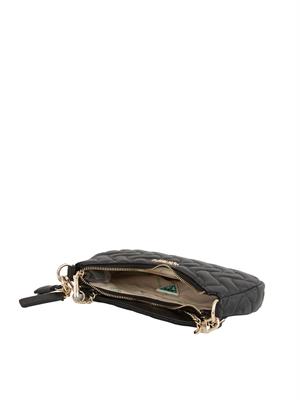 BORSA A SPALLA GUESS JEANS NERO in DONNA