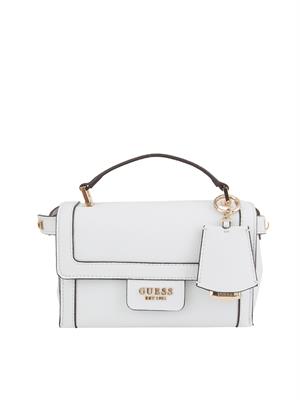BORSA A SPALLA GUESS JEANS BIANCO in DONNA