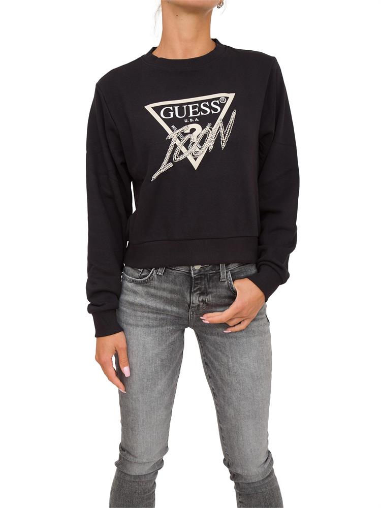 FELPA GUESS JEANS NERO