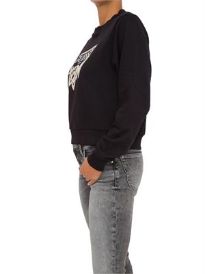 FELPA GUESS JEANS NERO in DONNA