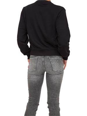 FELPA GUESS JEANS NERO in DONNA