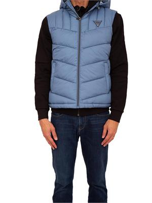 GILET GUESS JEANS BLU in UOMO