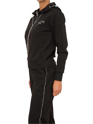 FELPA GUESS JEANS NERO in DONNA