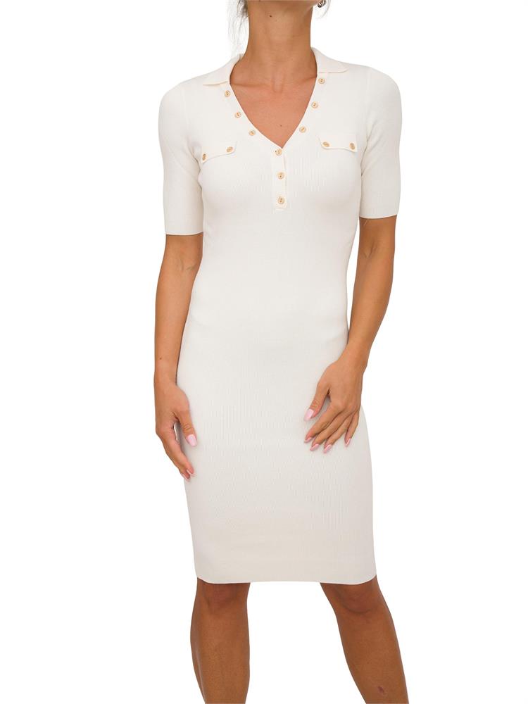 VESTITO GUESS JEANS BIANCO