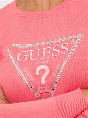 MAGLIA GUESS JEANS ROSA in DONNA