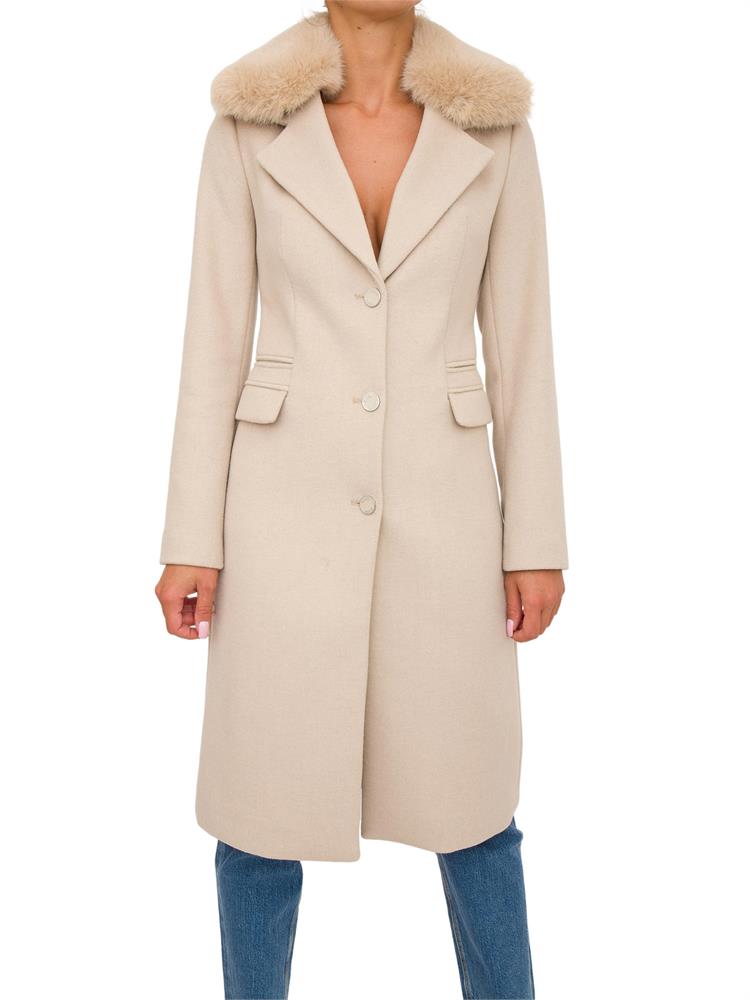 CAPPOTTO GUESS JEANS BEIGE