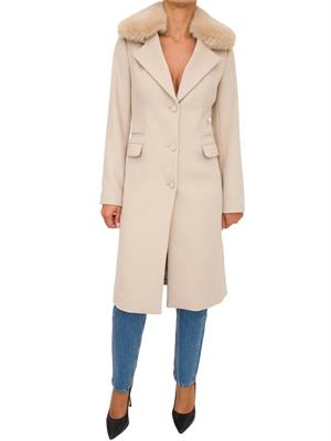 CAPPOTTO GUESS JEANS BEIGE in DONNA