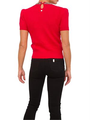 MAGLIA LIU JO ROSSO in DONNA