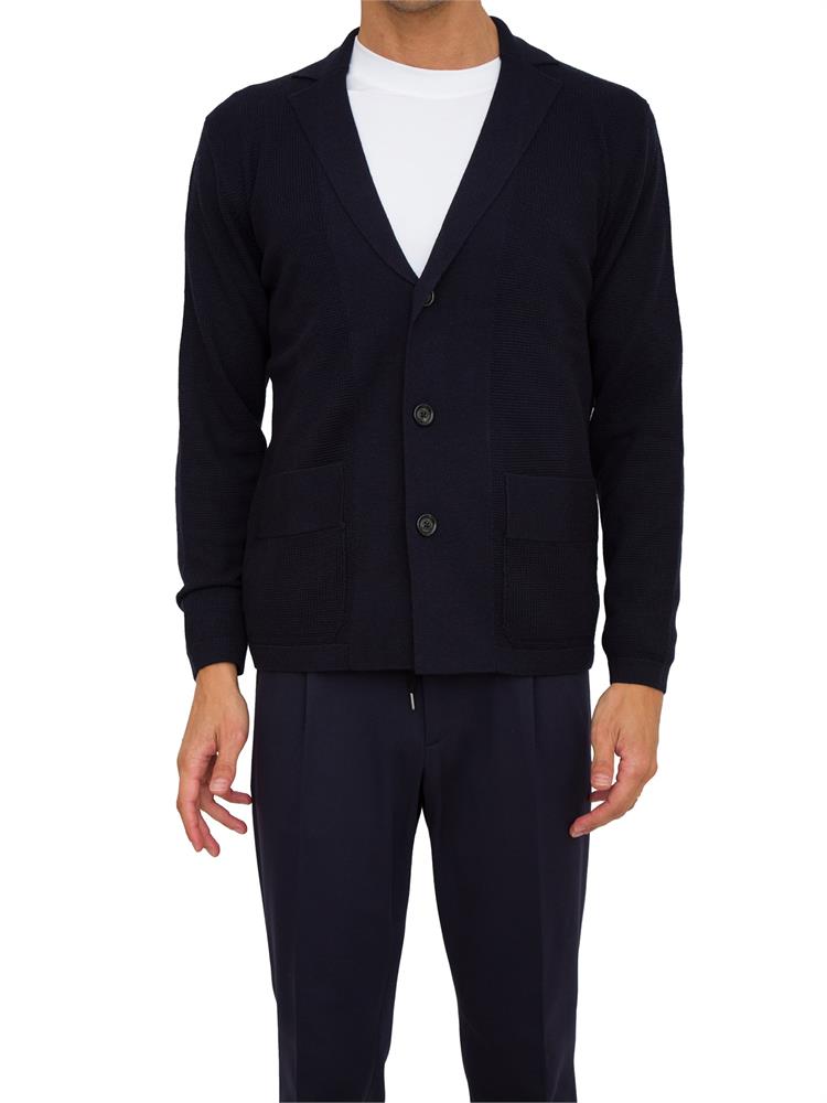 CARDIGAN PAOLO PECORA BLU