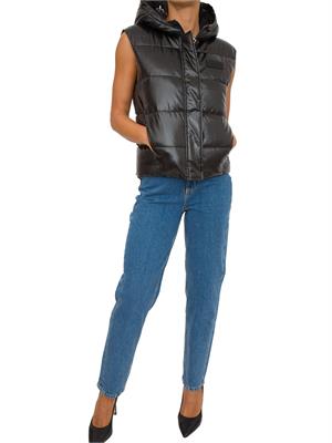 GILET GUESS JEANS NERO in DONNA